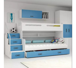 MAX 3 NIEBIESKI BEZ MATERACY 120 X 200 KPL