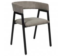 Scott szék taupe/fekete kordbársony