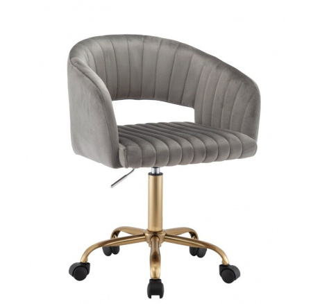 Irodai szék FB7JG, Szürke/Arany