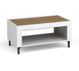 MOSSA MO9 konferencia asztal, Whisky Tölgy/Fehér Matt