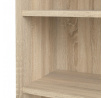 Regál OFFICE 80400/155, Dub sonoma/Bílá
