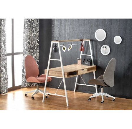 Íróasztal B48, sonoma tölgy / fehér