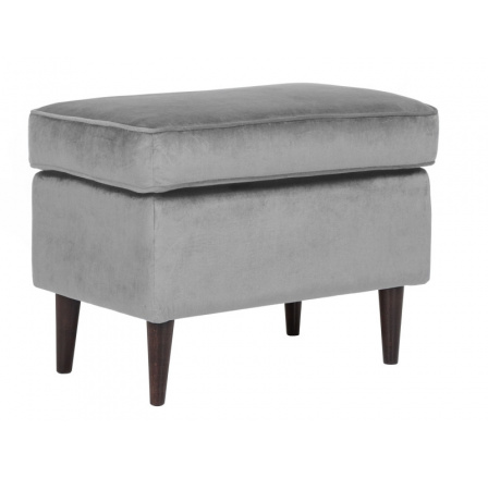 PODNÓŻEK RON K VELVET BEŻOWY BLUVEL 28 / WENGE