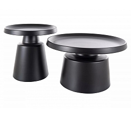 RODOS dohányzóasztalok, Fekete MAT