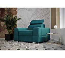FOTEL ROYAL 114 CM - Odcienie turkusu