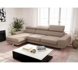 NAROŻNIK MILANO MINI 270 CM - Odcienie beżu , lewa