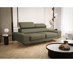 SOFA MILANO II 200 CM SKÓRA NATURALNA - Skóra oliwkowa