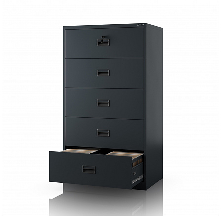 Antracit színű fém iratszekrény: SARA XL V5, 900 x 1620 x 600 mm Antracit színű fém iratszekrény: SARA XL V5, 900 x 1620 x 600 mm