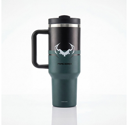 Zöld termoszbögre füllel Diablo Ghotic Green