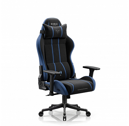 Diablo X-One 2.0 Night Blue Small fekete-kék szövet gamer szék Diablo X-One 2.0 Night Blue Small fekete-kék szövet gamer szék