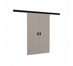 TOPPO 166 Kétszárnyú falra szerelhető tolóajtó Kashmir+Kashmir