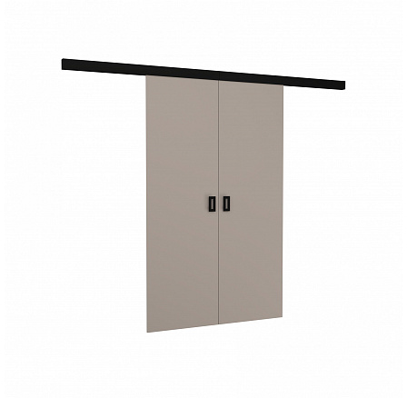 TOPPO 166 Kétszárnyú falra szerelhető tolóajtó Kashmir+Kashmir