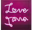 Akril LED lámpa Szerelem