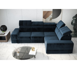 NAROŻNIK ROYAL II 280×210 - prawa , Odcienie granatu