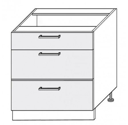 PLATINUM - dolní skříňka 80cm D3M/80 PLATINUM - dolní skříňka 80cm D3M/80