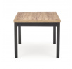 TIAGO KWADRAT étkezőasztal, Craft tölgy/Fekete