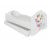 Ágy matraccal és fiókkal CASIMO CAT 160x80 Fehér