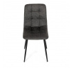 Jídelní židle, černá, látka vintage, CT-281 BK3