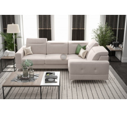 NAROŻNIK MALIBU 250X180 CM - prawa , Odcienie beżu