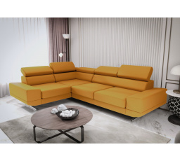 NAROŻNIK MILANO II SKÓRA NATURALNA (odcienie żółtego)- szybka wysyłka