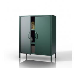 VITO polcos szekrény, 800 x 1015 x 400 mm, Modern: palackzöld
