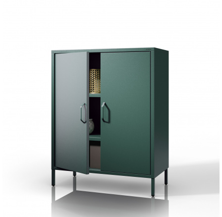 VITO polcos szekrény, 800 x 1015 x 400 mm, Modern: palackzöld