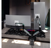 Kettős monitor tartó 49 hüvelyk, szürke-fekete RGB X-Arm Dual
