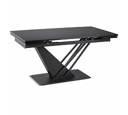 Stół REX Rozkładany 160-220 cm MDF Czarny