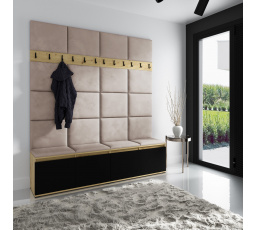 EMI 4 előszobafal, Trinity 02/Artisan+fekete