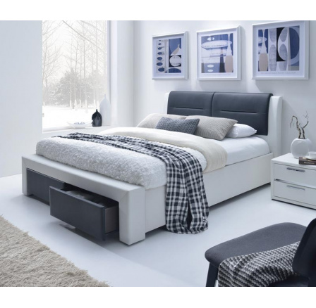 CASSANDRA S 140 ágy, fekete-fehér