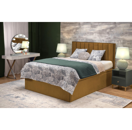 ASENTO ágy 160, Mustársárga 8