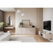 LORINI TOALETKA 100 2SZ - cashmere / T-bar złoty / wisząca