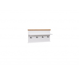 GALINEO 03 Akasztós panel Fehér+Természetes tölgy