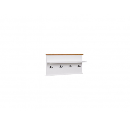 GALINEO 03 Akasztós panel Fehér+Természetes tölgy