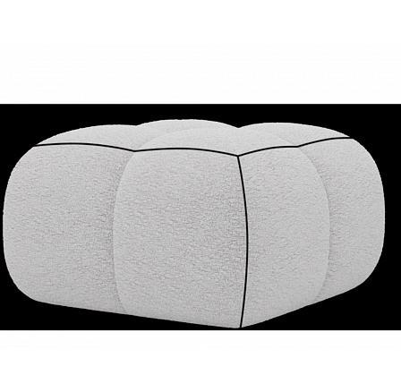 Kárpitozott puff Covio, barna Bouclé Royal 20 85x52 Kárpitozott puff Covio, barna Bouclé Royal 20 85x52