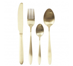 Charbon evőeszközkészlet világos arany