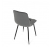 Jídelní židle, šedá, sametová látka, CT-281 GREY4