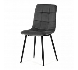 Jídelní židle, šedá, sametová látka, CT-281 GREY4