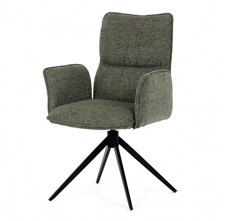 Jídelní židle, zelená, látka, DCH-D1328 GRN2