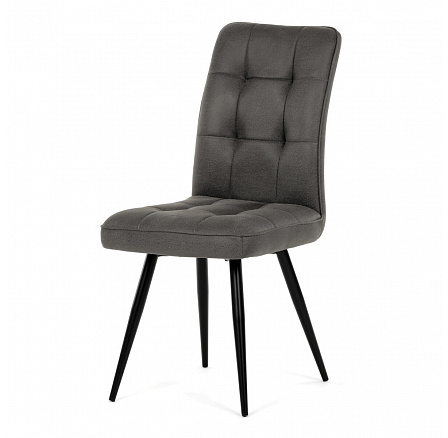 Jídelní židle, šedá, látka vintage, DCL-D1250 GREY3