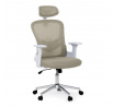 Kancelářská židle, houpací mechanismus, béžová síťovina, KA-K2031 BGE
