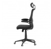 Kancelářská židle, houpací mechanismus, černá síťovina, KA-Q842 BK