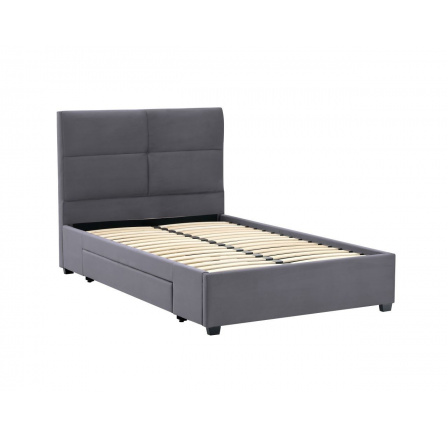 Kárpitozott ágy 120x200 szürke LT3-FXJG