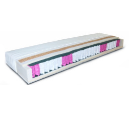 MATERAC 7 STREF DWUSTRONNY KIESZENIOWY KOKOS K-2 - 140x200