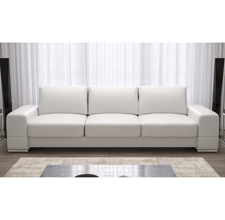 SOFA ZARA DL 270 CM - Biała eko skóra SOFA ZARA DL 270 CM - Biała eko skóra