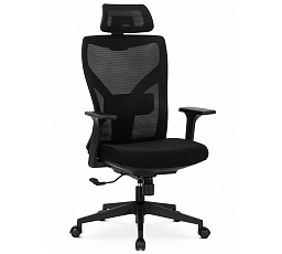 Fotel Obrotowy SPIRAL Ergonomiczny Czarny