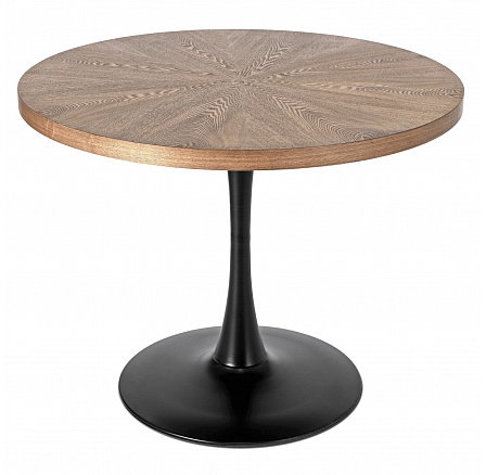 Stół LINO 100 cm Orzech/Czarny Stół LINO 100 cm Orzech/Czarny
