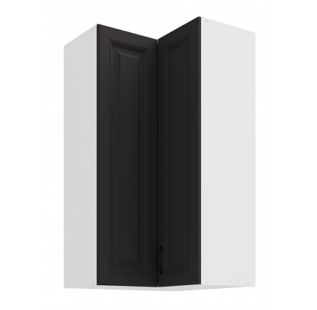 Felső sarokszekrény STELLO - 60x60 GN-108 2F (90°), Fehér/Grafit