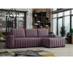 Rohová sedací souprava Hakim P - manila07/fialová