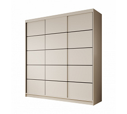 Tolóajtós szekrény Greta 200 Kašmír+Kašmír